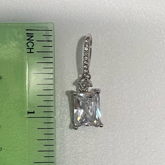 Big  Engagement Wedding Jewelry Anniversary Drop Earrings - Picture 6 of 7